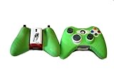Xbox 360 Controller Silicon Sleeve Protector - Green (Support Play & Charge ....