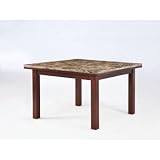 Stonegate Aged Brown Cherry Square Dining Table Powell 828-471 WHT