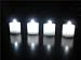 4 WHITE LED Xmas Candles Tea Lights Safe Flameless Battery Operated
