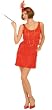 Adult 20s Red Flapper Costume