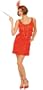 Adult 20s Red Flapper Costume - Womens XL (14-18)