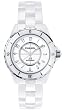 Chanel J12 White Dial Ceramic Automatic Unisex Watch H2981 by Chanel