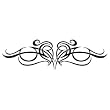 Heart Temporary Tattoo 2x6