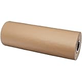 Pratt Multipurpose Kraft Paper Sheet for Packaging Wrap, KPR30241200R,  1200' Length x 24" Width, Kraft
