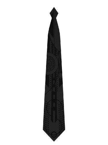Black Tone-on-Tone tie