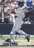 Tony Gwynn, San Diego Padres, 1994 Upper Deck Collector's Choice All Star Autographed Card