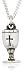 Bob Siemon Sterling Silver First Communion Pendant Necklace, 18"