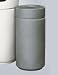 Cornerstone Line Open Top Trash Bin w Faux Concrete Finish