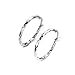 MBLife 925 Sterling Silver Medium Stunning Twisted Hoop Earrings (Diameter 1.2