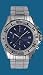 Caravelle by Bulova Men's Stainless Steel Bracelet Blue Dial Watch #43B17