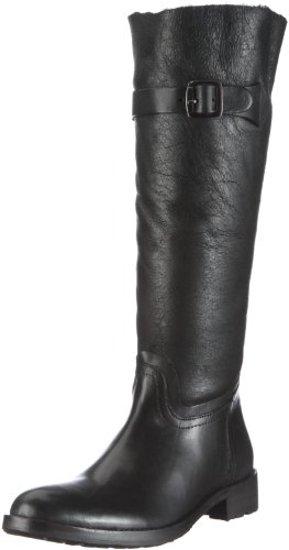 Buffalo London 1001 W 03 COW MONTONE 121233, Damen Stiefel, Schwarz (BLACK 01), EU 38