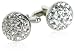 Swarovski Round Cufflinks with Presentation Box