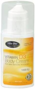 Life-Flo Vitamin D3 Body Cream - 1000 IU - 4 oz