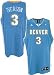 Allen Iverson Denver Nuggets Repli-Thentic Adult Team Color Jersey - XL
