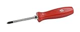 MACTOOLS ペンタグリップスクリュードライバー　プラス#1(赤)