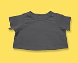 2047-Grey T-Shirt Clothes for 14 - 18 Stuffed Animals and Dolls
