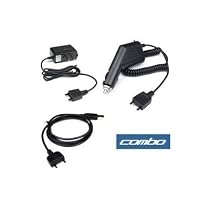 3-piece Value Combo Pack of Sony Ericsson K750, W800, D750, Z520, W600i, W550i, Z525, W300i, Z530i, W810 Includes: Vehicle Cigarette Lighter Power Charger with Ic Chip + USB Data Cable + Home Wall Travel Plug in Ac Charger
