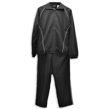 LD Sport Big and Tall MicroFiber Jog Suit - Black