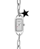 Just Sweet Ladies Stars Charm Bracelet Watch JS-1019SVSV
