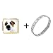 beagle44 - Beagle Jewelry Italian Charm Bracelet Gift Center