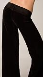 Juicy Couture - Juicy Couture Black Terry Wide Leg Pant