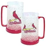 St. Louis Cardinals Plastic Crystal Freezer Mugs - Set of 4 - B000B8P58S