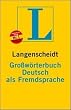 Langenscheidts Grosworterbuch Deutsch Als Fremdsprache