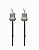 Outdoor Living : Aruba 70' Mild Steel Torch, Set of 2