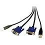 6' USB 2.0/SXGA KVM Cable