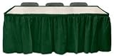 Plastic Table Skirt -Forest Green
