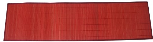 Zeller Home Other  Runner cm  Living  runners 26784 zeller 33 table  120 x Red & Table  Bamboo