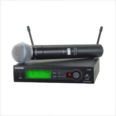 Shure SLX24/Beta58 Handheld Wireless System, H5