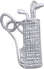 Golf Clubs Charm by Rembrandt Charms