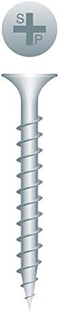 (2500) 8x2-1/2 Phillips Bugle Head Coarse Thread Exterior Dacrotized Deck Screw #138158