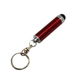 CCM® MINI Key Chain Capacitive Stylus Pen For The New iPad 3 , 3rd Generation, 4G iPhone, Kindle Fire, Samsung Galaxy Tab 10.1, Galaxy Tab 7 inch Plus, Kindle Touch, Galaxy Note, Samsung Fascinate, Galaxy Nexus ( Verizon) , Galaxy SII, Samsung Focus, Samsung Infuse 4G , Samsung Captivate and Touch screen Tablet (Red)