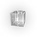 Azar 256105 4-Inch Cube Bin