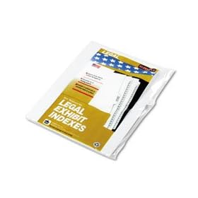 Kleer-Fax 91810 - 90000 Series Legal Exhibit Index Dividers, 1/26 Cut Tab, Title J, 25/Pack-KLF91810