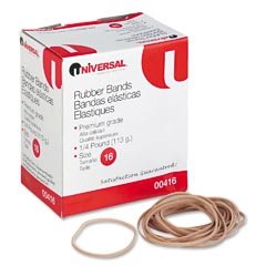 Universal 00416 16-Size Rubber Bands (535 per Pack)