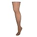 Hanes Alive Womens Nylon Full Support Reinforced Toe Sheer Pantyhose (Pack of 3)