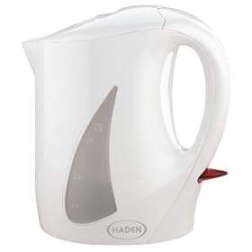 Haden 14593 1.7 L Capacity Plastic Corded Kettle in White, 2200 W