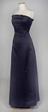 Dark Purple Satin Dress