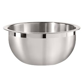Oggi Two-Tone Stainless Steel Mixing Bowl with Airtight Lid
