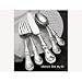 Pfaltzgraff ROOSTER chicken silverware stainless steel Daybreak Flatware Set 45-pc.