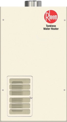 Rheem RTG-74PVP Indoor Liquid Propane Tankless Water Heater for 2-3 Bathroom Homes