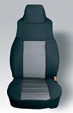 Rugged Ridge Custom Fit Seat CoversPoly Cotton Seat Covers- FrontJeepWrangler2003 to 2006(Pair)- Grey