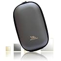 RivaCase&reg; 7058 (PU) Digital Camera Case dark grey  Compatibility:Canon IXUS; Panasonic FX100; FS3; FS5; FX30; FX33; FX55;  FX01; FX07; FX10; FX12; FX3; FS2; FS20; FX35; FX37; Pentax Optio A40;  Optio A20; Optio A30; Kodak M893 IS; V1073; Samsung L201; PL10; PL60;  ES55; S1070; Nikon Coolpix S520; Coolpix S510; Coolpix S550; Coolpix  S600; Olympus Mju 1010; Mju 820; Mju 1020; Mju 1200; Mju 1060; General  Electric E840; E1235; E1035