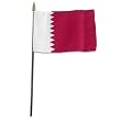 Qatar Flag 4 x 6 inch