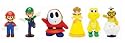 Nintendo Super Mario Bros. Series 2 - Limited Edition Super Mario Brothers Master Replicas 3 Inch PVC Figures (Complete 6 Piece Set)