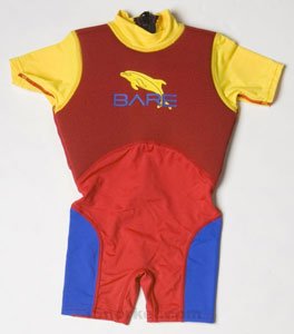 Bare Dolphin Floaty Suit Youth 4 Red/yellow/blue