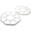 2 Artist Ceramic Paint Palettes 9 Part Arts & Crafts